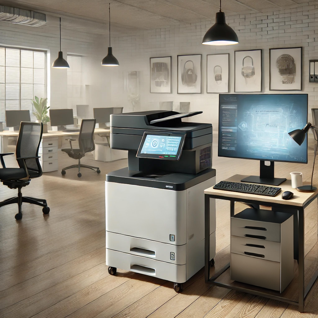 a modern office environment