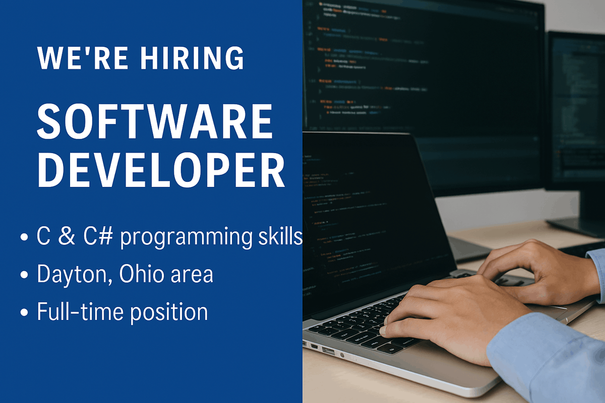 We’re Hiring: Software Developer (C, C#)