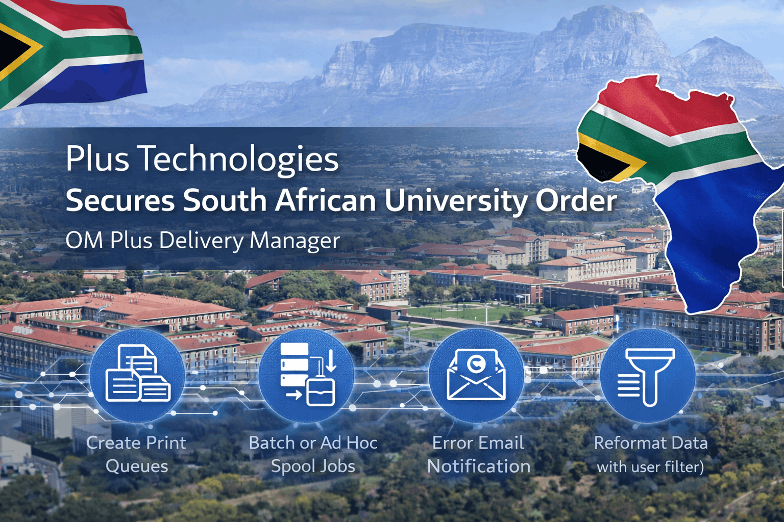 South African University Selects OM Plus Delivery Manager